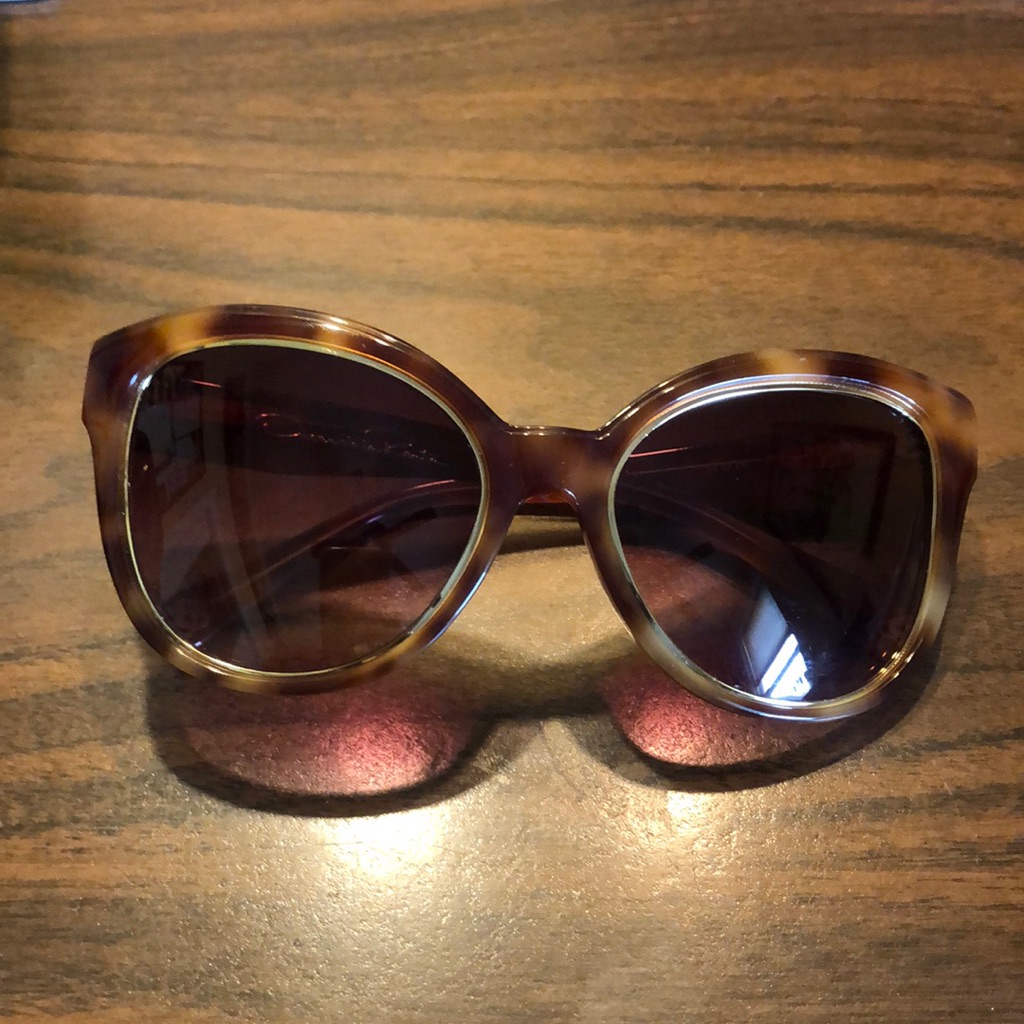 Oscar De La Renta Sunglasses Brown Brand New